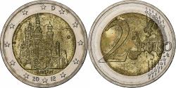 World Coins - Germany, 2 Euro, Bayern, 2012, Karlsruhe, Bi-Metallic,