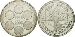 World Coins - France, Medal, 50ème Anniversaire de la Vème République, 2008,