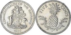World Coins - Coin, Bahamas, 5 Cents, 1981