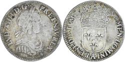 World Coins - Coin, France, Louis XIV, 1/12 Écu à la mèche courte, 1/12 ECU, 10 Sols, 1644