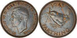 World Coins - Coin, Great Britain, George VI, Farthing, 1943, , Bronze, KM:843
