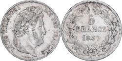 World Coins - France, 5 Francs, Louis-Philippe, 1837, Lille, Silver, , Gadoury:678