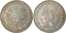 World Coins - Coin, Mexico, 50 Centavos, 1971, Mexico City, , Copper-nickel, KM:452