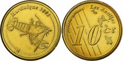 World Coins - Martinique, 10 Euro Cent, Fantasy euro patterns, Essai-Trial, Proof, 2005