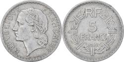 World Coins - Coin, France, Lavrillier, 5 Francs, 1945, Paris, , Aluminum, KM:888b.1