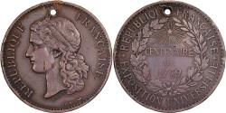 World Coins - France, Token, Exposition universelle de Paris, 1889, Bronze, Barre,