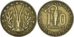 World Coins - Coin, West African States, 10 Francs, 1976