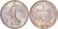 World Coins - France, Franc, Semeuse, 1919, Paris, Silver, , Gadoury:467, KM:844.1