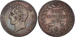 World Coins - Coin, Monaco, Honore V, 5 Centimes, 1837, Monaco, , Copper