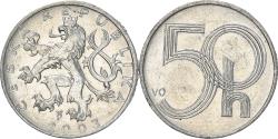 World Coins - Coin, Czech Republic, 50 Haleru, 2003, Jablonec nad Nisou, , Aluminum