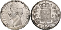 World Coins - France, 5 Francs, Charles X, 1829, Bordeaux, Silver, , Gadoury:644