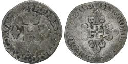 World Coins - France, Henri II, Double Sol Parisis, 1550, Paris, Billon,
