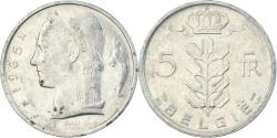 World Coins - Coin, Belgium, 5 Francs, 5 Frank, 1965
