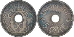 World Coins - Coin, Denmark, 5 Öre, 1927