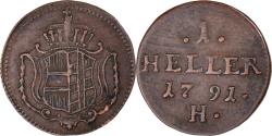 World Coins - Coin, German States, FURTHER AUSTRIA, Josef II, Heller, 1791, Günzburg