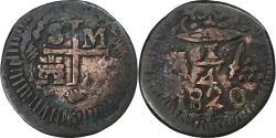 World Coins - Colombia, 1/4 Réal, Siege of Santa Marta, 1820, Santa Marta, Copper,