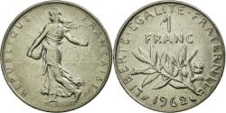 World Coins - Coin, France, Semeuse, Franc, 1962, Paris, , Nickel, KM:925.1