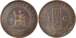 World Coins - Coin, FRENCH INDO-CHINA, Cent, 1886, Paris, , Bronze, KM:1, Lecompte:38