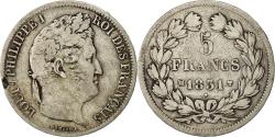 World Coins - Coin, France, Louis-Philippe, 5 Francs, 1831, Marseille, , Silver