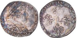 World Coins - Coin, France, Louis XIII, 1/2 Franc au col plat, 1631, Toulouse,