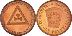 World Coins - Canada, Token, Masonic, Amherstburg, Chapter Penny, , Copper