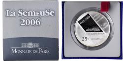 World Coins - France, 1-1/2 Euro, Abolition de la peine de mort, Proof, 2006, MDP, Silver