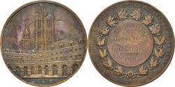 World Coins - France, Medal, Lycée Napoléon, Lycée Corneille, Arts & Culture, 1928, Caqué