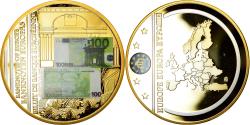 World Coins - France, Medal, Billet de Banque Européenne, 100 Euro, 2011, , Copper