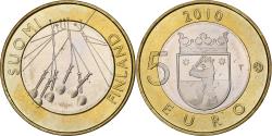 World Coins - Finland, 5 Euro, Provinces - Satakunta, 2010, Vantaa, , Bi-Metallic