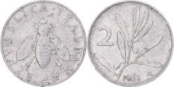 World Coins - Coin, Italy, 2 Lire, 1953, Rome, , Aluminium, KM:94