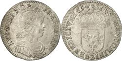 World Coins - Coin, France, Louis XIV, 1/12 Écu à la mèche longue, 1654, Rouen, Silver