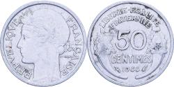 World Coins - France, 50 Centimes, Morlon, 1944, Paris, Aluminum, , KM:894.1a
