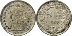 World Coins - Switzerland, 1/2 Franc, 1960, Bern, Silver, , KM:23