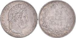 World Coins - Coin, France, Louis-Philippe, 5 Francs, 1842, Bordeaux, , Silver