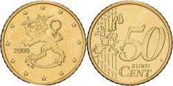 World Coins - Finland, 50 Centimes, 2000, Vantaa, Nordic gold, , KM:103
