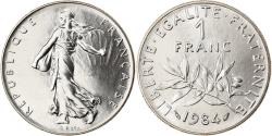 World Coins - Coin, France, Semeuse, Franc, 1984, Paris, FDC, , Nickel, KM:925.1