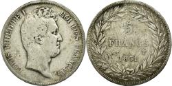 World Coins - Coin, France, Louis - Philippe, 5 Francs, 1831, Lille, Tranche en relief
