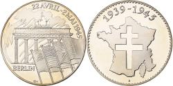 World Coins - France, Medal, Seconde Guerre Mondiale, Berlin, 1945, Copper-nickel,