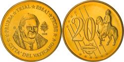 World Coins - Vatican, Medal, 20 C, Essai-Trial Benoit XVI, 2008, , Brass