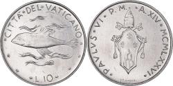 World Coins - Coin, VATICAN CITY, Paul VI, 10 Lire, 1976, , Aluminum, KM:119