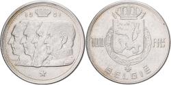 World Coins - Belgium, Régence Prince Charles, 100 Francs, 100 Frank, 1951, Brussels, Silver