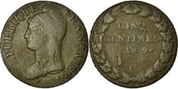 World Coins - Coin, France, Dupré, 5 Centimes, 1800, Geneva, , Bronze, KM:640.6