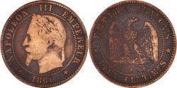 World Coins - Coin, France, Napoleon III, Napoléon III, 2 Centimes, 1862, Paris,