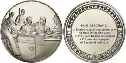 World Coins - France, Medal, Les Présidents de la République, Paul Deschanel, Silver,