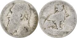 World Coins - Belgium, Leopold II, 50 Centimes, 1901, Brussels, Silver, , KM:51