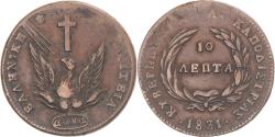 World Coins - Coin, Greece, John Kapodistrias, 10 Lepta, 1831, Aegina, , Copper