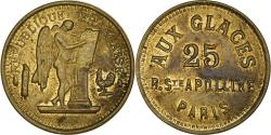 World Coins - France, Token, Maison Close, Aux Glaces, 25 Rue Sainte Appolline, Paris