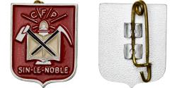World Coins - France, Broche, Centre de Formation, Sin-le-Noble, Métal,