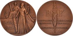World Coins - France, Medal, Centenaire de l'Abolition de l'Esclavage, 1948, Bazor,