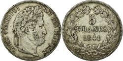 World Coins - Coin, France, Louis-Philippe, 5 Francs, 1841, Bordeaux,,Silver,KM 749.7